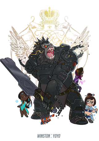 Illustration for article titled Overwatch Characters As Fantasy Heroes